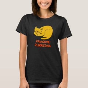 T-shirt Magnifique Purrsona Chat Pun Girami Kitten Fiance