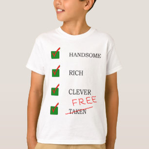 T-shirt Magnifique, riche, intelligent gratuit Ex petit am