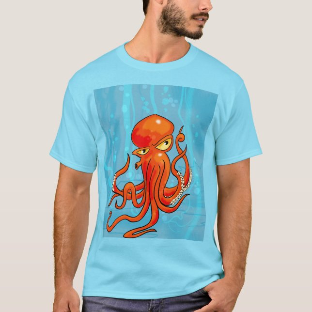 T-shirt Magnifique sac à dos Octopus (Devant)