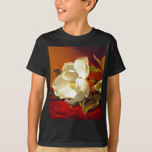T-shirt Magnolia sur Red Velvet Martin Johnson Heade
