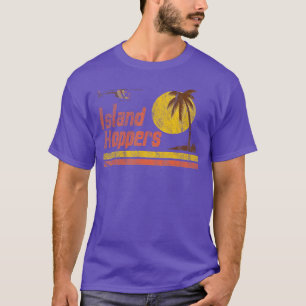 T-shirt Magnum Island Retro Hoppers Coucher de soleil en P