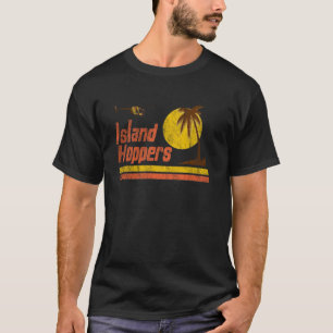 T-shirt Magnum Island Rétro Hoppers Coucher De Soleil En P