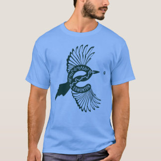 T-shirt Magpie Edmonton City Bird