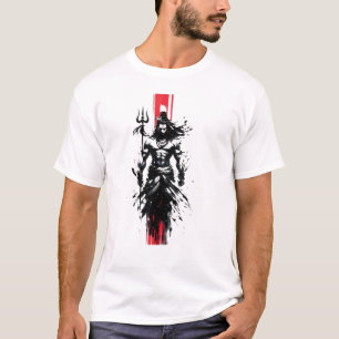 T-shirt Mahadev Né du Vide L'Axe Cramoisi Quand le Silence