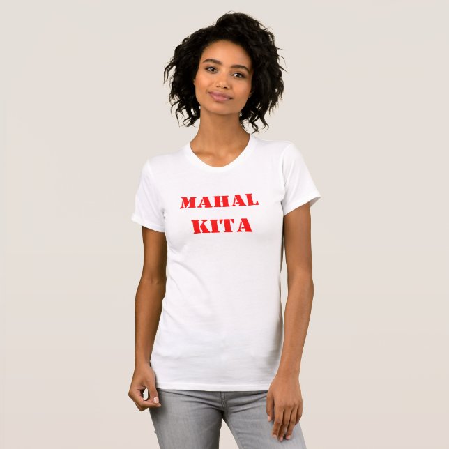 T-shirt Mahal Kita & Gusto Kita (Devant entier)