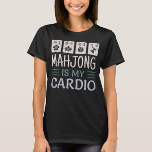 T-shirt Mahjong Est Mon Lecteur Cardio