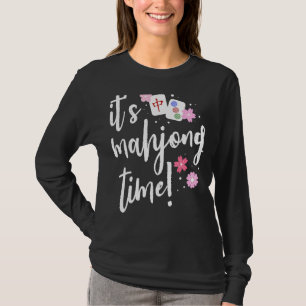 T-shirt Mahjong Lover C'est Mahjong Time Chinese Game Play
