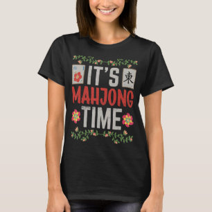 T-shirt Mahjong Mahjong Joueurs C'est le temps du Mahjong