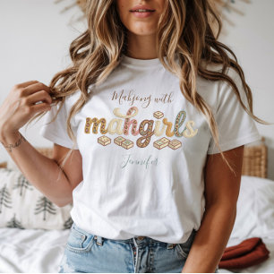 T-shirt Mahjong personnalisé avec mes Mahgirls