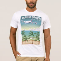 Maho Beach Saint Martin affiche