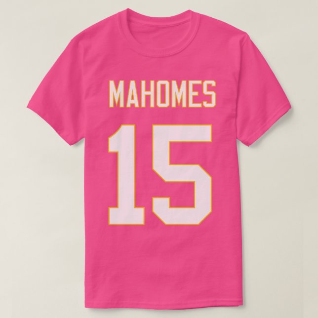 T-shirt Mahomes 15 GOAT KC  (Design devant)