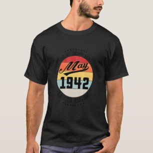 T-shirt Mai 1942 80e anniversaire 80 ans d'être légendaire