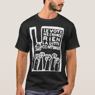 T-shirt Mai 68 Paris Manifestation bannière