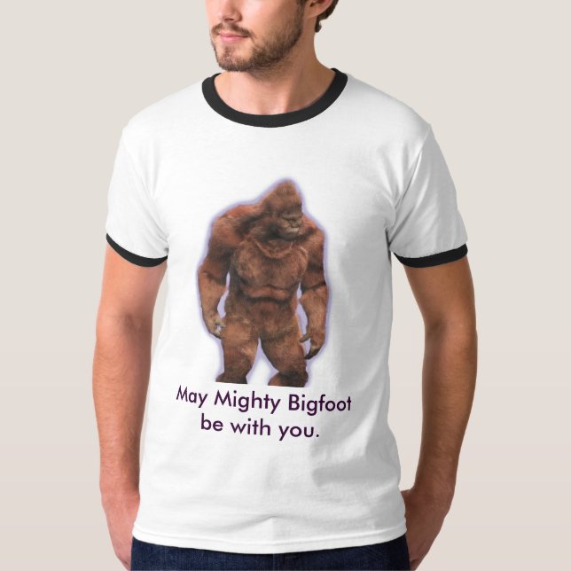 T-shirt Mai Bigfoot puissant soit avec vous (Devant)