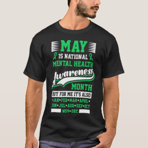 T-shirt Mai Est Le Mois National De Sensibilisation À La S