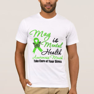 T-shirt Mai est mois de conscience de santé mentale