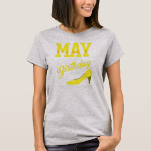 T-shirt Mai Est Mon Anniversaire Mois Anniversaire Oui Tou