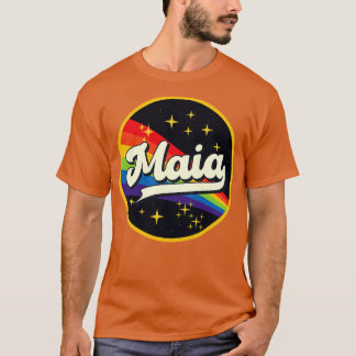 T-shirt Maia Rainbow Dans L'Espace Style Vintage