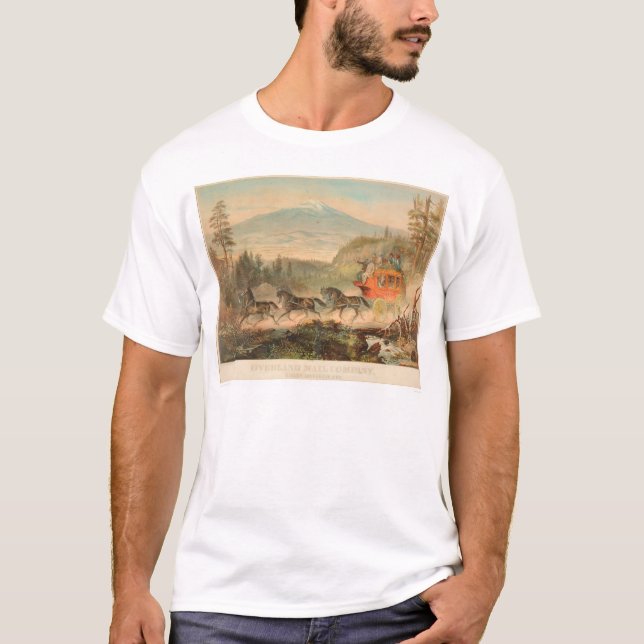 T-shirt Mail Company sur terre (1268A) (Devant)