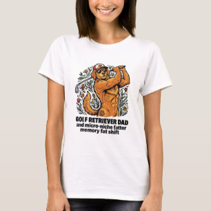 T-shirt Maillot athlétique pour papa retriever de golf