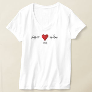 T-shirt Maillot Cœur de Femme Garrett Wilson