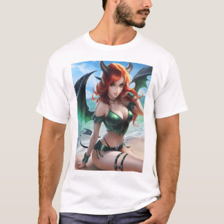T-shirt maillot de bain diable 107