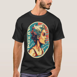T-shirt maillot de bain Rétro Robe de bain pour piscine