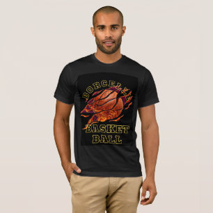 T-shirt Maillot de basket flambant 