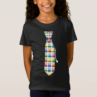 T-Shirt maillot de cravate de pâques lapins, tee de pâques