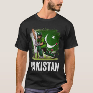 T-shirt maillot de cricket pakistan 2024 hommes femmes gar