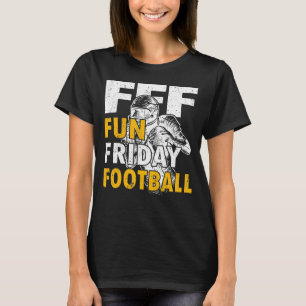 T-shirt maillot de football américain fffun vendredi footb