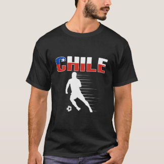T-shirt Maillot de football du Chili Soutien de l'équipe d