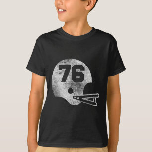 T-shirt Maillot de football vintage numéro 76 numéro de jo