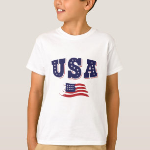 T-shirt Maillot de footballeur de la sélection américaine