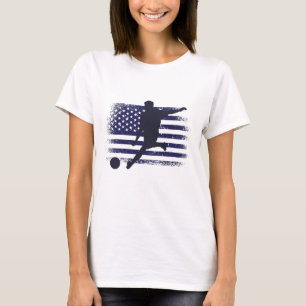T-shirt Maillot de footballeur de la sélection américaine