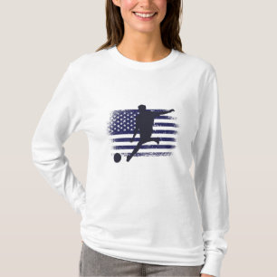 T-shirt Maillot de footballeur de la sélection américaine