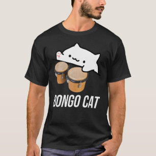 T-shirt maillot de mème de chat bongo avec mignon chat bon