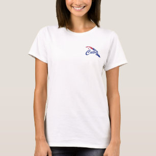 T-shirt Maillot d'équipe Cuba LIBRE Label Tee Sports Blanc