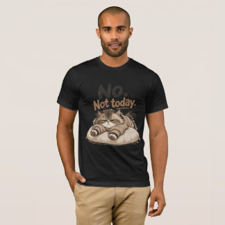 T-shirt maillot "non pas aujourd'hui"