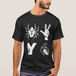 T-shirt Maillot Spider 2 Y Banana Drôle de Joueur de Footb