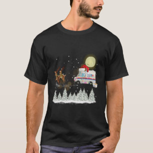 T-shirt Mailman Postal Truck Mail Carrier Xmas Funny Chris