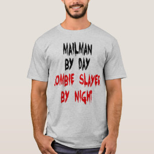 T-shirt Mailman Zombie plaisanter