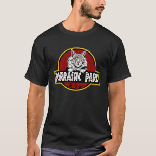 T-shirt Main Coon Black Silver Tabby Cute Cat Parodie