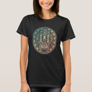 T-shirt Main de Hamsa Mandala Hindou Yoga Méditation Spiri