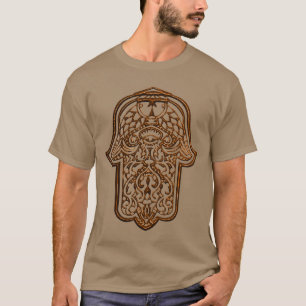 T-shirt Main de henné de Hamsa (orange)