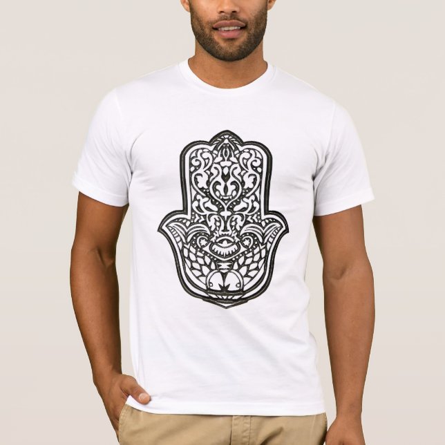 T-shirt Main de henné de Hamsa (Original) (Devant)