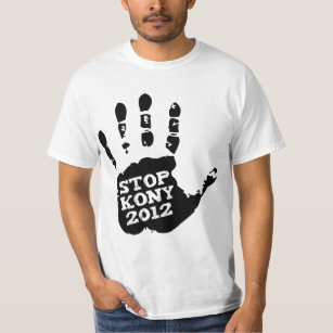 T-shirt Main de Joseph Kony d'arrêt de Kony 2012
