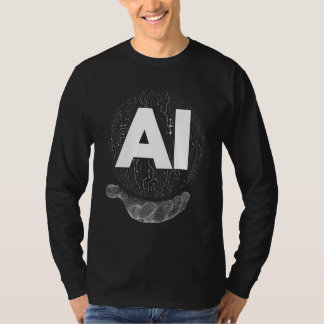 T-shirt Main de robot IA Ordinateur Main Scifi