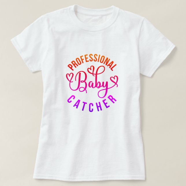 T-shirt Main-d'oeuvre et livraison professionnelle de la c (Design devant)