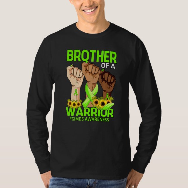 T-shirt Main Frère D'Un Guerrier Fgimds Sensibilisation Su (Devant)